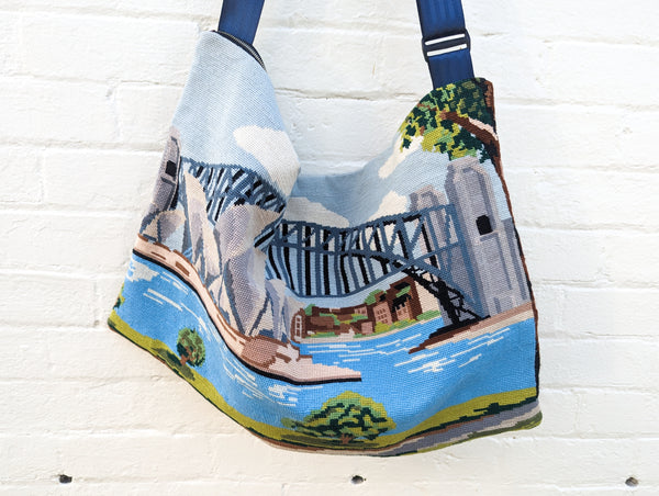 Sydney Opera House Vintage Tapestry Bag Large