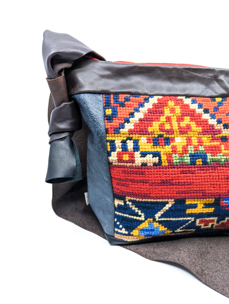 Aztec Tapestry Large Slouch Bag