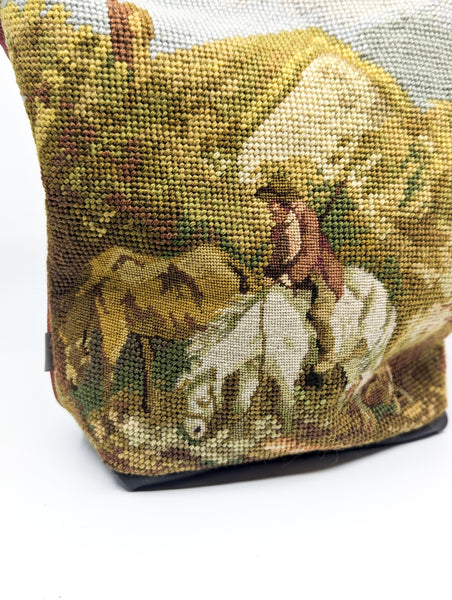 Summer's Day Vintage Tapestry Shoulder Bag