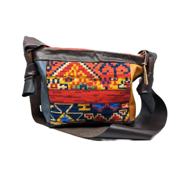 Aztec Tapestry Large Slouch Bag