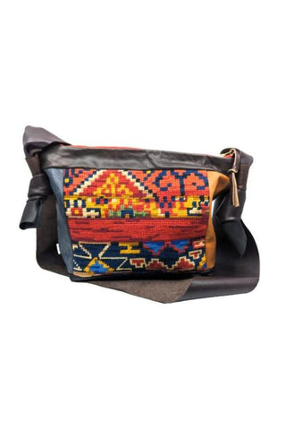 Aztec Tapestry Large Slouch Bag