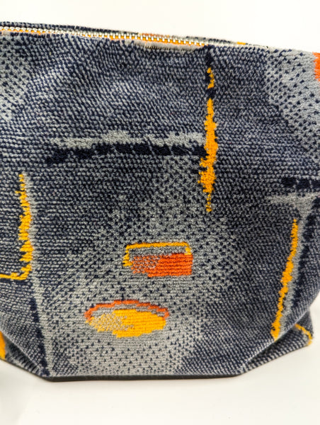 Orange Fleck Moquette Carpet Bag